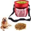 Borsa Per Cani, Borsa Per Addestramento Per Cani, Tracolla Portatile Regolabile Per Marsupio, Con Dispenser Per Sacchetti Di Cacca, Per Trasportare Giocattoli E Dolcetti (rosso) -Cibi per cani in Italia 52011890 1
