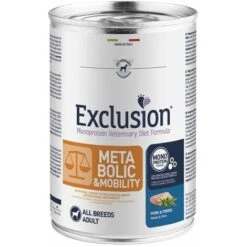 Exclusion Cane Metabolic E Mobility All Breeds 400gr Maiale E Fibre