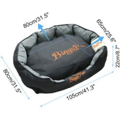 Letto Per Cani Impermeabile XL, Letto Per Cani Grandi Rialzato Cuccia Per Cani Sfoderabile Divano Per Cani Cuccette Per Cani Interno Lavabile Con Materassini Per Cane Grande Taglia 105x80cm -Cibi per cani in Italia 53115810 5