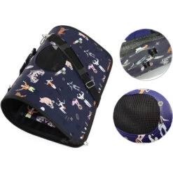 Trasportino Cane Gatto Piccola Taglia Borsa Da Viaggio Traspirante Tracolla -Cibi per cani in Italia 53303475 3