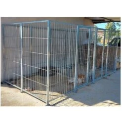 2 Box Per Cani Da Esterno Con Zincatura A Caldo Ciascuno Da 200x200x Altezza 180 Cm
