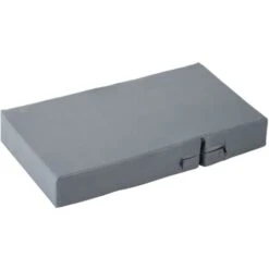 PawHut Scaletta Per Cani Materassino 2 In 1 In PU E Gommapiuma 45x39x20cm Grigio