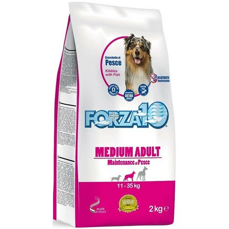 Forza10 Maintenance Per Cane Adult Medium Con Pesce Da 2 Kg 3 Forza10 Maintenance Per Cane Adult Medium Con Pesce Da 2 Kg