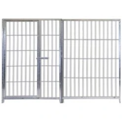 Pannello In Rete Con Porta Zincatura A Caldo Da 200x Altezza 120 Cm
