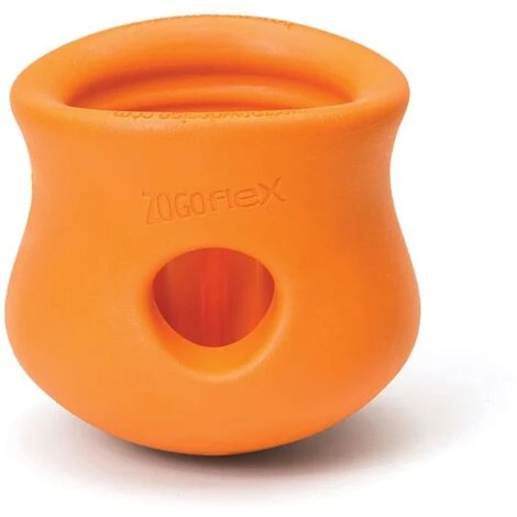 Giocattolo Per Cani Con Zogoflex Toppl Arancione Mandarino S West Paw 3 Giocattolo Per Cani Con Zogoflex Toppl Arancione Mandarino S West Paw