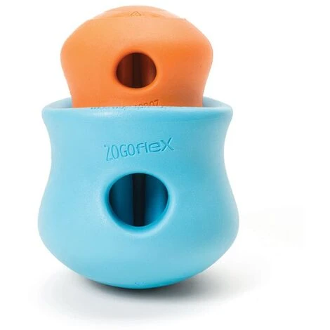 Giocattolo Per Cani Con Zogoflex Toppl Arancione Mandarino S West Paw 6 Giocattolo Per Cani Con Zogoflex Toppl Arancione Mandarino S West Paw - immagine 4