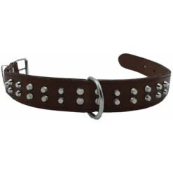 Collare Per Cani In Cuoio Con Borchie E Fibbia In Metallo -70 Cm 7 Collare Per Cani In Cuoio Con Borchie E Fibbia In Metallo -70 Cm -Cibi per cani in Italia 54558123 3