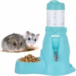 Hamster Water Bottle, Little Pet Automatico Borraccia Con Contenitore Per Alimenti Base Hut Appeso Acqua Biberon Auto Dispenser Per Piccoli Animali, 60ml, Mocassini Eleganti Da Donna, Blu -Cibi per cani in Italia 54967560 2