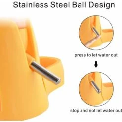 Hamster Water Bottle, Little Pet Automatico Borraccia Con Contenitore Per Alimenti Base Hut Appeso Acqua Biberon Auto Dispenser Per Piccoli Animali, 125ml, Mocassini Eleganti Da Donna, Giallo -Cibi per cani in Italia 54967608 4