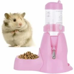 Hamster Water Bottle, Little Pet Automatico Borraccia Con Contenitore Per Alimenti Base Hut Appeso Acqua Biberon Auto Dispenser Per Piccoli Animali, 80ml, Mocassini Eleganti Da Donna, Rosa -Cibi per cani in Italia 54967612 2