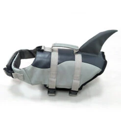 Small Dog Life Jacket Cappotto Gilet Saver Conservatore Di Sicurezza Costume Da Bagno Con Manico Di Salvataggio Per Piccolo Medio Grande Cani, Cenere, Xs