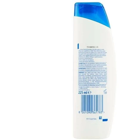 HEAD&SHOULDER SHAMPOO MEN ANTI CADUTA DA 225 ML 4 HEAD&SHOULDER SHAMPOO MEN ANTI CADUTA DA 225 ML - immagine 2