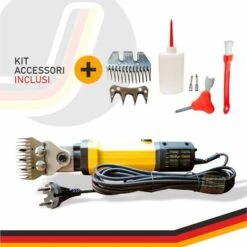 Tosapecora Elettrico Professionale Tosatura Per Pecore Efficiente Con Valigetta 6 Velocità 350w Coppia Lama Extra -Cibi per cani in Italia 56367625 3