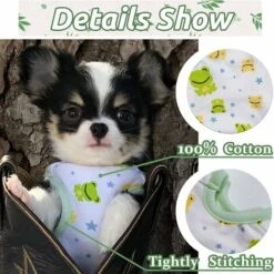 SOEKAVIA 2 PZ Cotone Pet Dog Cat Shirt Cartoon Stampa Cane T-Shirt Abbigliamento Per Cani Di Taglia Media Cucciolo Gatti Primavera Estate Gilet Traspirante, Scimmia Del Caffè L -Cibi per cani in Italia 57587424 2