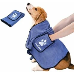 ASCIUGAMANO CANE, GRANDE ASCIUGAMANO PER CANI ASCIUGAMANO DA BAGNO PER CANE ULTRA ASSORBENTE 106 66CM