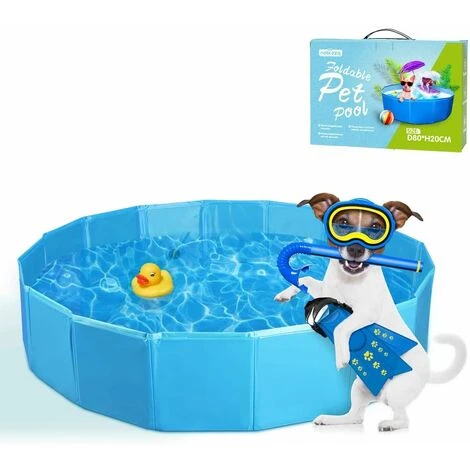 PISCINA PER CANI VASCA PICCOLI GRANDI RIGIDA ANIMALI DOMESTICI NOBLEZA PIEGHEVOLE PVC ANTISCIVOLO 80CM 2 PISCINA PER CANI VASCA PICCOLI GRANDI RIGIDA ANIMALI DOMESTICI NOBLEZA PIEGHEVOLE PVC ANTISCIVOLO 80CM