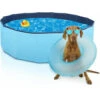 PISCINA PER CANI VASCA PICCOLI GRANDI RIGIDA ANIMALI DOMESTICI NOBLEZA PIEGHEVOLE PVC ANTISCIVOLO 120CM -Cibi per cani in Italia 58400481 1