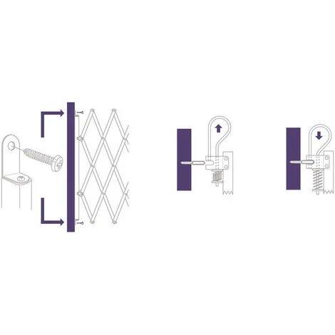 Barriera Stopfix, In Legno Grezzo, Allungabile Fino A 110cm Nordlinger 5 Barriera Stopfix, In Legno Grezzo, Allungabile Fino A 110cm Nordlinger - immagine 3