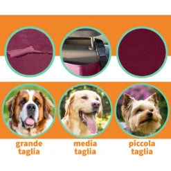 Telo Copri Sedile Auto Per Cane Gatto Copertura Impermeabile Animali 150x150cm -Cibi per cani in Italia 58973367 3