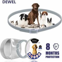 HIASDFLS Collare Antiparassitario Per Animali, Efficace Protezione Contro Pulci, Zecche E Zanzare Per Cani, Gatti 11 HIASDFLS Collare Antiparassitario Per Animali, Efficace Protezione Contro Pulci, Zecche E Zanzare Per Cani, Gatti -Cibi per cani in Italia 59009549 5