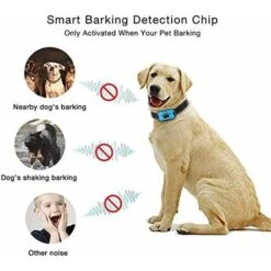 HIASDFLS Collare Antiabbaio Per Cani, Dispositivo Collare Antiabbaio Per Vibrazioni E Segnali Acustici Per Cani Di Taglia Grande E Media Piccola, Collare Di Addestramento Automatico Regolabile 7 Livel -Cibi per cani in Italia 59009641 2