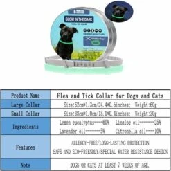 HIASDFLS Collare Antipulci E Zecche Per Cani E Gatti, Trattamento Antizecche E Pulci, Impermeabile Per, Taglia Regolabile, Protezione 8 Mesi, Confezione Da 1 (grande) 11 HIASDFLS Collare Antipulci E Zecche Per Cani E Gatti, Trattamento Antizecche E Pulci, Impermeabile Per, Taglia Regolabile, Protezione 8 Mesi, Confezione Da 1 (grande) -Cibi per cani in Italia 59010104 5