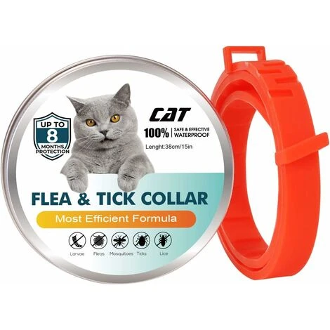 HIASDFLS Collare Antipulci E Antizecche Per Cani, Collare Antipulci E Antizecche Regolabile Impermeabile, 8 Mesi Di Protezione Sicura Controllo Degli Ingredienti Per Cani Di Piccola Taglia Media (62/2 6 HIASDFLS Collare Antipulci E Antizecche Per Cani, Collare Antipulci E Antizecche Regolabile Impermeabile, 8 Mesi Di Protezione Sicura Controllo Degli Ingredienti Per Cani Di Piccola Taglia Media (62/2 - immagine 4