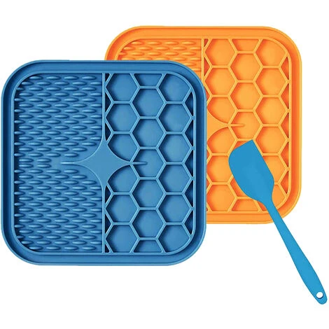 HIASDFLS Tappetino Per Leccare Il Cane Da 2 Pezzi, Alimentatore Lento Per Cane, Dispositivo Di Distrazione Per Il Bagno Del Cane, Riduttore Di Noia E Ansia Del Cane, Tappetino Per Il Fiuto Per Cani, P 3 HIASDFLS Tappetino Per Leccare Il Cane Da 2 Pezzi, Alimentatore Lento Per Cane, Dispositivo Di Distrazione Per Il Bagno Del Cane, Riduttore Di Noia E Ansia Del Cane, Tappetino Per Il Fiuto Per Cani, P