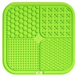 HIASDFLS Tappetino Da Leccare Per Cani Con Ventose Tappetino Da Leccare Per Cani Tappetino Da Leccare Per Cani Tappetino Per Animali Domestici Tappetino Per Addestramento Leccare Per Cani, Yogurt, Bur