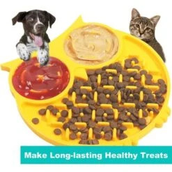 HIASDFLS Tappetino Per Leccare Animali Domestici Per Cani E Gatti, Tappetino Per Mangiatoia Lenta Per Animali Domestici Con Ventose Per Evitare Il Ribaltamento, Tappetino Per Leccare Cani Perfetto Per 9 HIASDFLS Tappetino Per Leccare Animali Domestici Per Cani E Gatti, Tappetino Per Mangiatoia Lenta Per Animali Domestici Con Ventose Per Evitare Il Ribaltamento, Tappetino Per Leccare Cani Perfetto Per -Cibi per cani in Italia 59383552 3