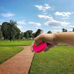 HIASDFLS Disco Portatile A Lunga Distanza Flying Frisbee Adatto A Pocketblue + Viola + Giallo + Rosa -Cibi per cani in Italia 59383938 3