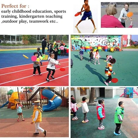 HIASDFLS Disco Portatile A Lunga Distanza Flying Frisbee Adatto A Pocketgreen + Giallo + Arancione + Blu 7 HIASDFLS Disco Portatile A Lunga Distanza Flying Frisbee Adatto A Pocketgreen + Giallo + Arancione + Blu - immagine 5