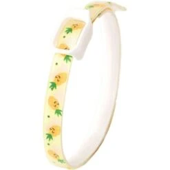 HIASDFLS Collare Antipulci Per Gatto/cane E Pulci Per Prevenire Pidocchi E Acari Collare AntipulciGialloM