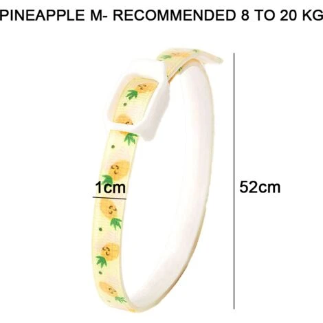 HIASDFLS Collare Antipulci Per Gatto/cane E Pulci Per Prevenire Pidocchi E Acari Collare AntipulciGialloM 4 HIASDFLS Collare Antipulci Per Gatto/cane E Pulci Per Prevenire Pidocchi E Acari Collare AntipulciGialloM - immagine 2