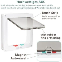 Randaco Gattaiola Gattaiola Gattaiola A 4 Vie Porta Gatto Con Sistema Di Chiusura A 4 Vie Gatti -Cibi per cani in Italia 60447807 3