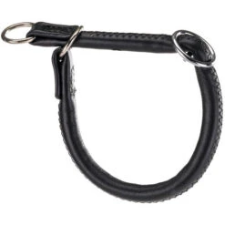 Ferplast VOGUE CS Collare A Semistrangolo In Pelle Per Cani. Variante 10/35 - Misure: A: 35 Cm - B: Ø 10 Mm - Nero