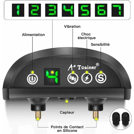 Collare Antiabbaio Per Cani - 3 Modalità Shock Elettrico/Vibrazione/Sensibilità Ausilio Per L'allenamento Innocuo Automatico Batteria Ricaricabile IP65 Cinturino Riflettente Regolabile Per Cani Di Pic 4 Collare Antiabbaio Per Cani - 3 Modalità Shock Elettrico/Vibrazione/Sensibilità Ausilio Per L'allenamento Innocuo Automatico Batteria Ricaricabile IP65 Cinturino Riflettente Regolabile Per Cani Di Pic - immagine 2