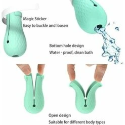 Stivali Antigraffio Scarpe Per Gatti In Silicone Stivali Guanti Per Graffi Protezione Per Zampa Di Gatto Pet Grooming Pantofole Per Graffi Per La Rasatura Del Bagno Di Casa -Cibi per cani in Italia 61179705 3