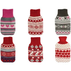 BORSA ACQUA CALDA LT.2 CON MAGLIONE 6 COL.ASS