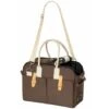 Borsa Trasportino Per Animali Marrone 52x25x35 Cm 31416 FLAMINGO -Cibi per cani in Italia 6294611 1