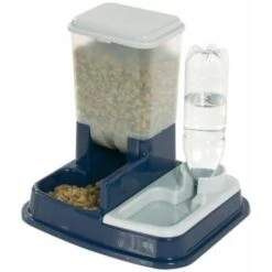 Distributore Di Acqua E Cibo Per Animali Duo Max Blu 5344046 FLAMINGO -Cibi per cani in Italia 6294626 2