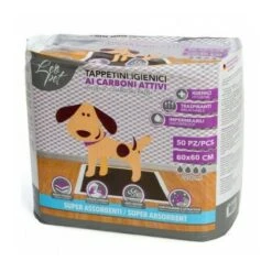 Leopet Traverse Al Carbone Attivo 60x60 200 Tappetini