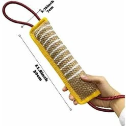 Budino & Agrave Morso Di Cane In Iuta, Giocattolo Per Morso Di Cane Extra Robusto E Durevole, Giocattoli Interattivi Per Cani Di Taglia Media E Grande Di Grandi Dimensioni, Ideale Per Il Tiro Con L'ar -Cibi per cani in Italia 63843854 4