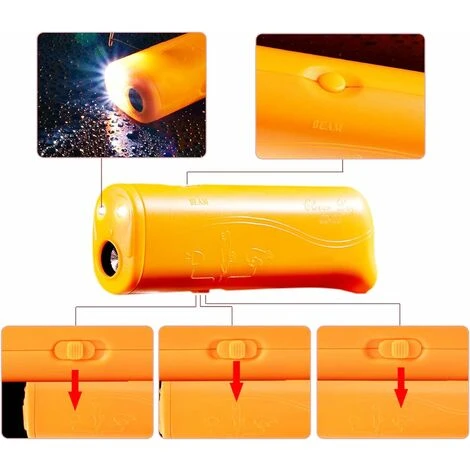 3 In 1 Anti Bark Repeller, 3 In 1 Handheld Ultrasonic Anti Bark Stopper Per Cane Ultrasuoni LED Portatile Anti Bark Stop Barking E Anti Bark Teaching Education 7 3 In 1 Anti Bark Repeller, 3 In 1 Handheld Ultrasonic Anti Bark Stopper Per Cane Ultrasuoni LED Portatile Anti Bark Stop Barking E Anti Bark Teaching Education - immagine 5