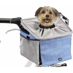 Borsa Da Trasporto 4 In 1 Per Cani E Gatti - Cestino Per Biciclette + Zaino Per Il Trasporto + Borse Per Il Trasporto A Tracolla + Seggiolini Per Auto, Staccabili, Traspiranti, Per Cuccioli Di Gatti P