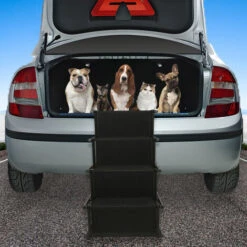 Rampa Per Cani, Scale Per Cani, Pieghevoli, Scale Pieghevoli Per Cani, Rampa Per Cani, 165 X 43 Cm, Fino A 75 Kg, Rampa Per Auto, Aiuto Per L'imbarco Auto -Cibi per cani in Italia 63865142 5