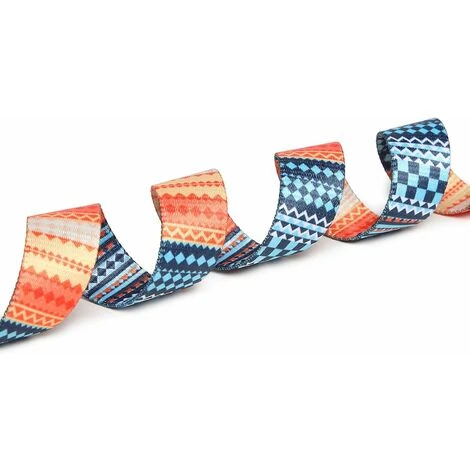 Kueatily Collare Per Cani Regolabile In Nylon (Bohemian Orange-M) 6 Kueatily Collare Per Cani Regolabile In Nylon (Bohemian Orange-M) - immagine 4