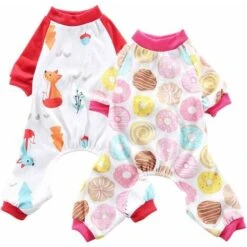 Kueatily Set Di 2 Pigiami Per Cani (XL)
