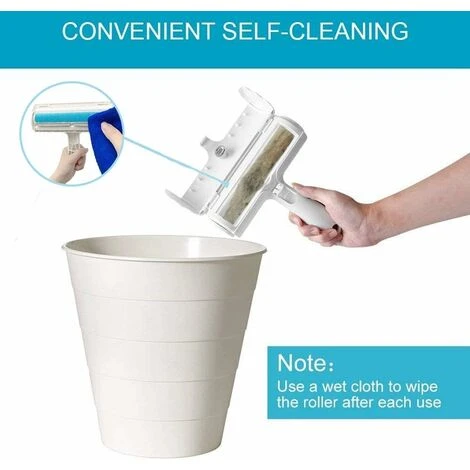 Togli Peli Animali,Spazzola Per La Depilazione Per Animali Domestici Spazzola Toglipeli Per Tessuti Autopulitura Rulli Per Rimozione Peli Di Cani E Gatti Lavabile Riutilizzabile Rullo, Verde 7 Togli Peli Animali,Spazzola Per La Depilazione Per Animali Domestici Spazzola Toglipeli Per Tessuti Autopulitura Rulli Per Rimozione Peli Di Cani E Gatti Lavabile Riutilizzabile Rullo, Verde - immagine 5