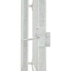 Canile Da Esterno In Acciaio Recinzione Per Animali Domestici, Struttura In Acciaio, Porta Chiudibile A Chiave, 100 X 100 X 100 Cm 10 Canile Da Esterno In Acciaio Recinzione Per Animali Domestici, Struttura In Acciaio, Porta Chiudibile A Chiave, 100 X 100 X 100 Cm -Cibi per cani in Italia 65296063 4